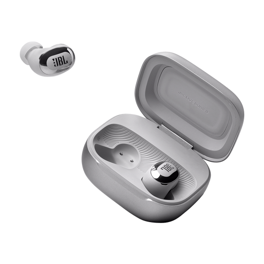 JBL Live Buds 3 - Silver - True wireless Noise Cancelling bud-type earbuds - Detailshot 9 image number null